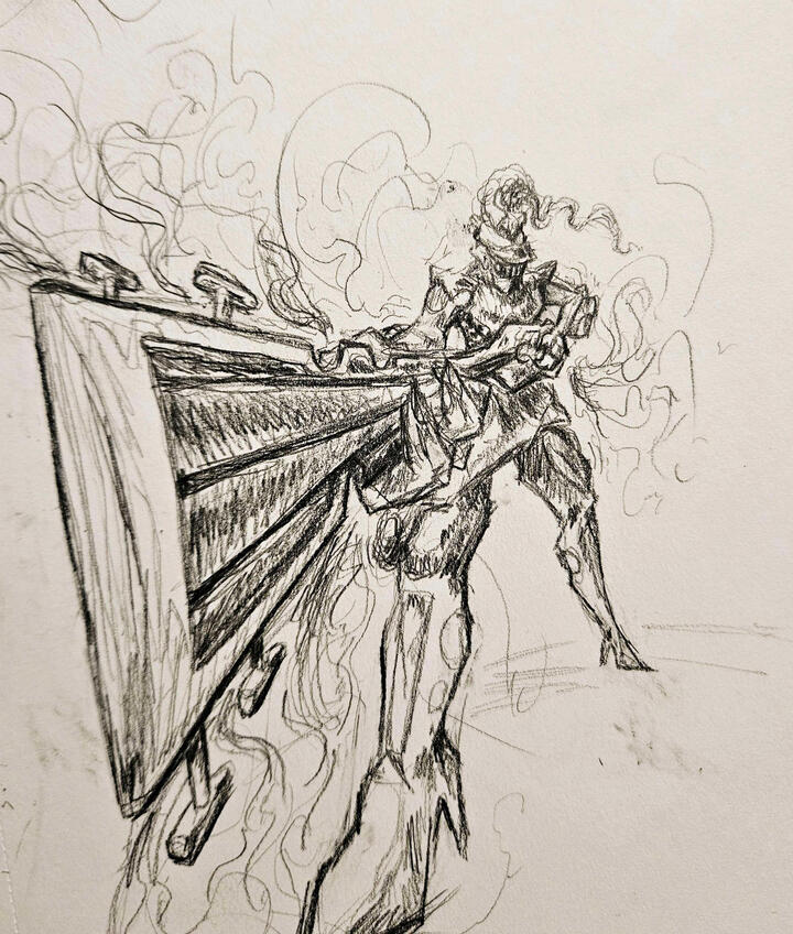 Day 11: Inspire (alt sketch)