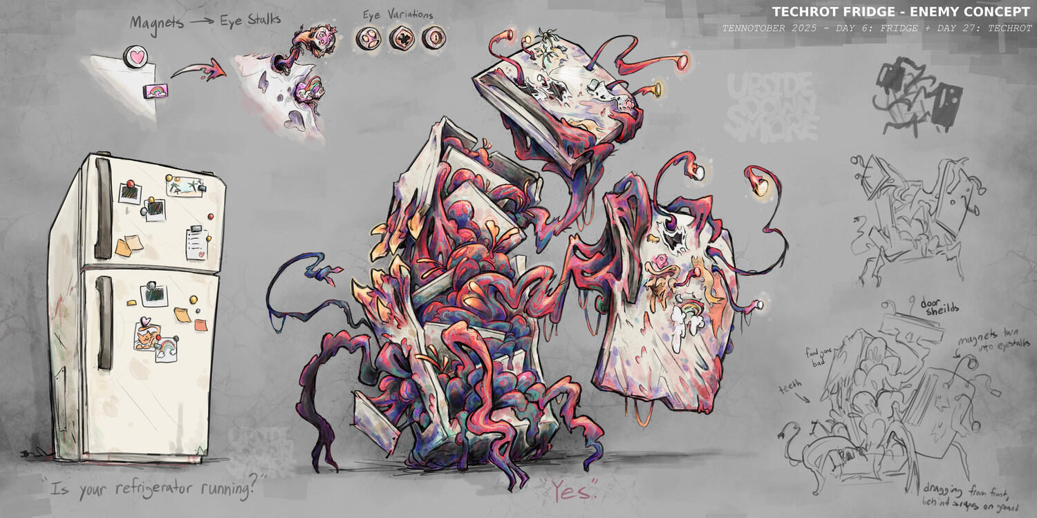 Day 6: Fridge + Day 27: Techrot